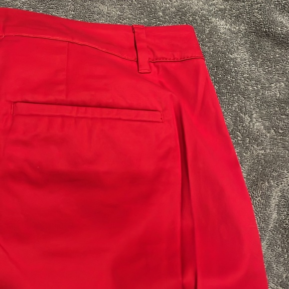 Talbots Women’s Red Slim Crop Pants NWOT, size 10. Also have same in PLUM color - Picture 3 of 10